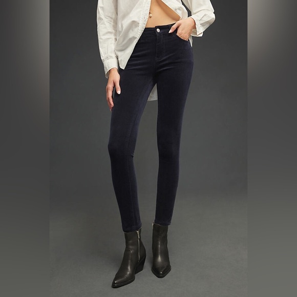 NWT - Pilcro by Anthropologie Skinny Corduroy High-Rise Jeans - Size 26P - Picture 2 of 4